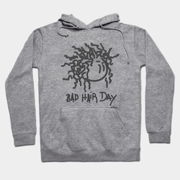 Bad Hair Day Hoodie by LaChipeuse